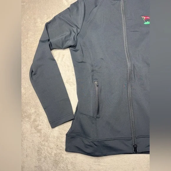 NWT Peter Millar Women’s Company Embroidered Lauren Black Full Zip Jacket Medium - Picture 4 of 14